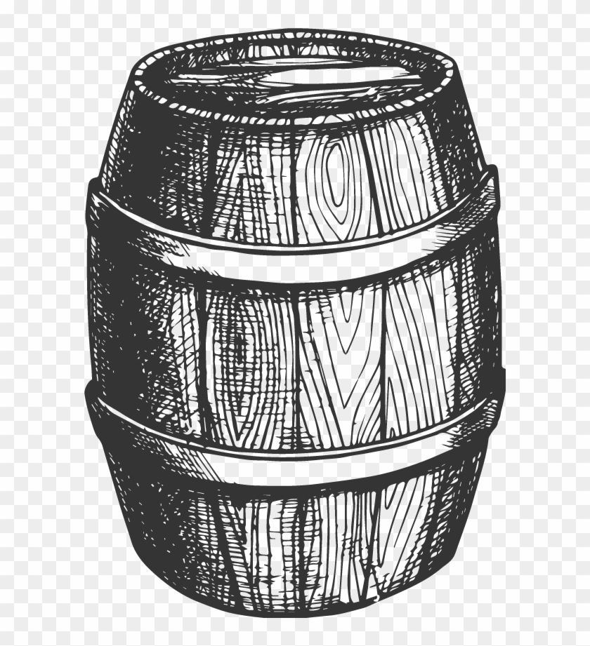 Barrel Illustration - Hand Drawn Barrel Clipart #1104379