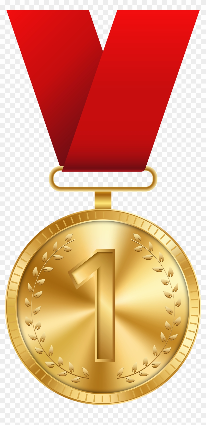 Gold Medal Png Clip Art Image - Clip Art Gold Metal Transparent Png #1104380