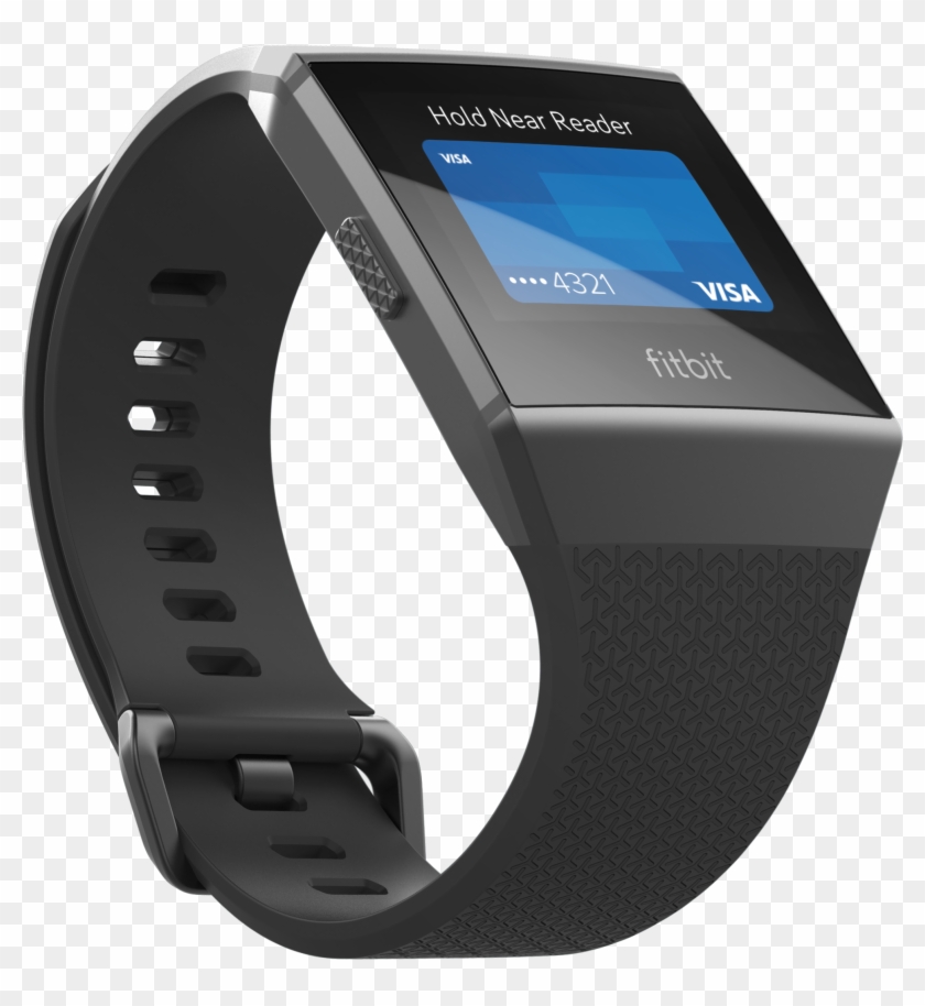Fitbit Is Debuting Its Ionic Watch Enabled For Visa - Fitbit Ionic Visa Clipart