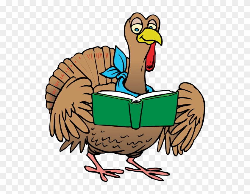 2013 - Turkey With A Book Clipart