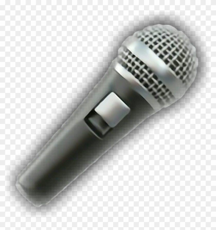 Microfono Sticker - Microphone Emoji Png Clipart