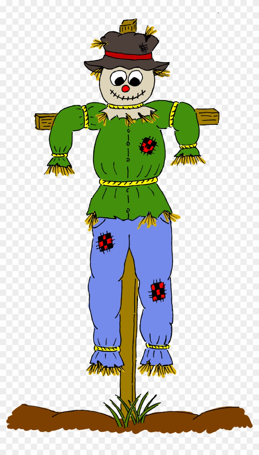 Scarecrow Clipart 2 Cloud - Clip Art Scarecrow - Png Download