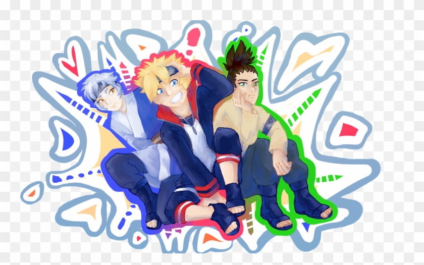 My First Boruto Fanart That Im Just Now Giving A Bg - Cartoon Clipart