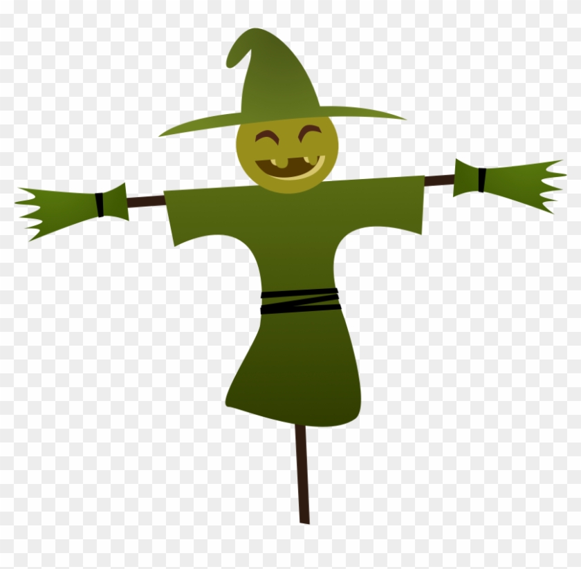 Scarecrow - Cartoon Clipart #1105127