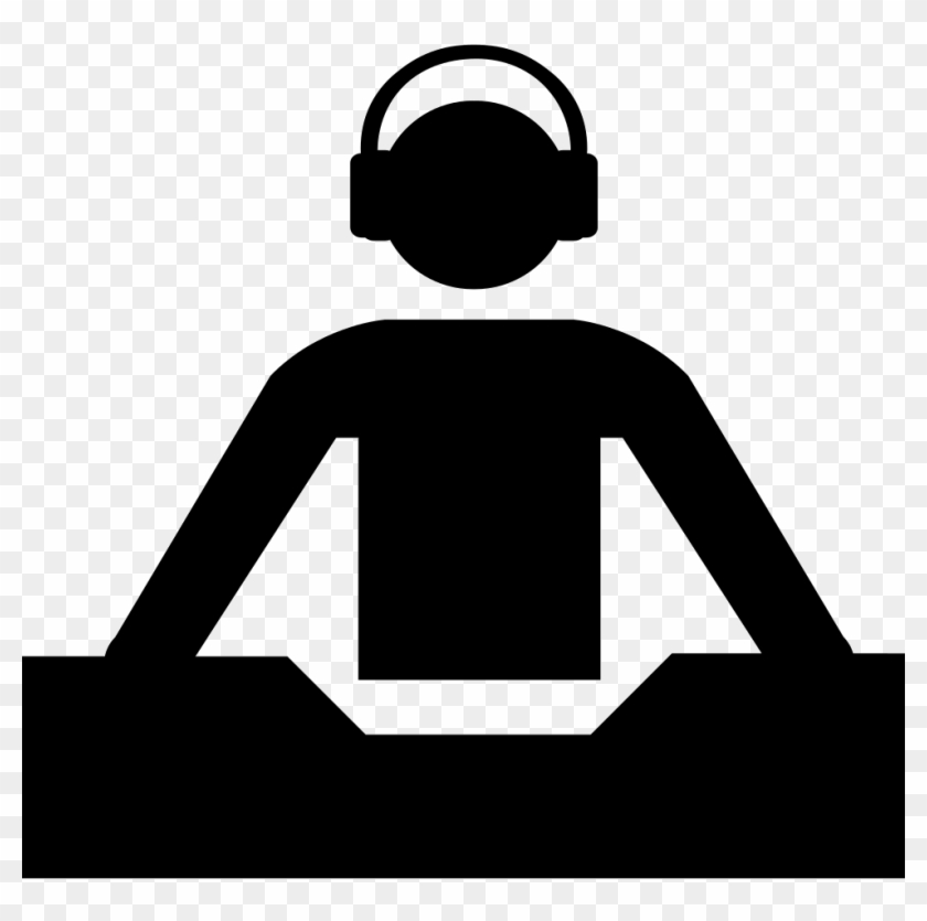 Dj Clipart Svg - Dj Icono Png Transparent Png