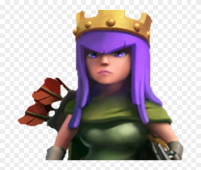 Coc Barbarian King And Archer Queen , Png Download - Clash Of Clans Queen Png Clipart
