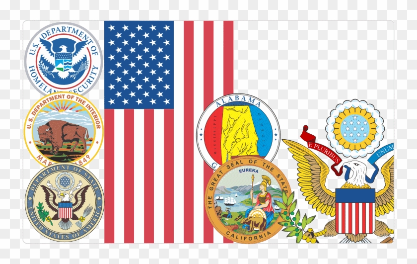 Flags And Seals - Department Of Homeland Security Clipart