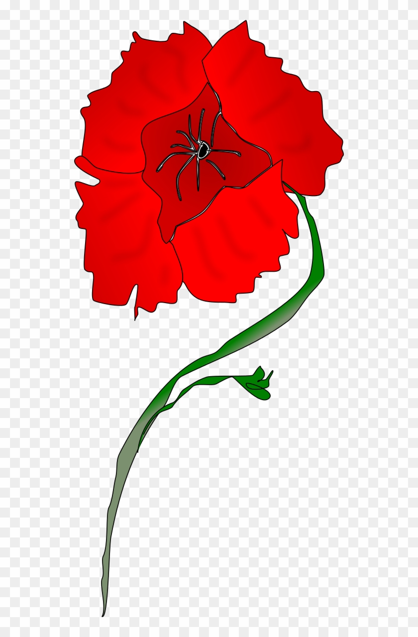 Poppy - Png Red Poppy Art Clipart