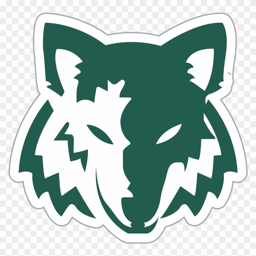 Green Canyon Wolves - Green Canyon High School Logo Clipart #1106056