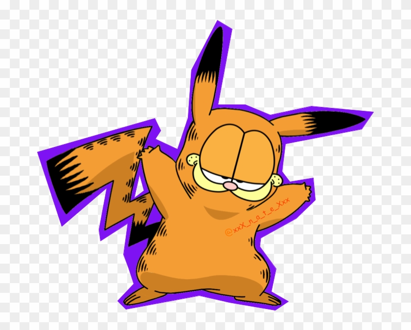 Garfield X Pikachu Fusion Fan Art "pikafield" - Pikachu Garfield Clipart