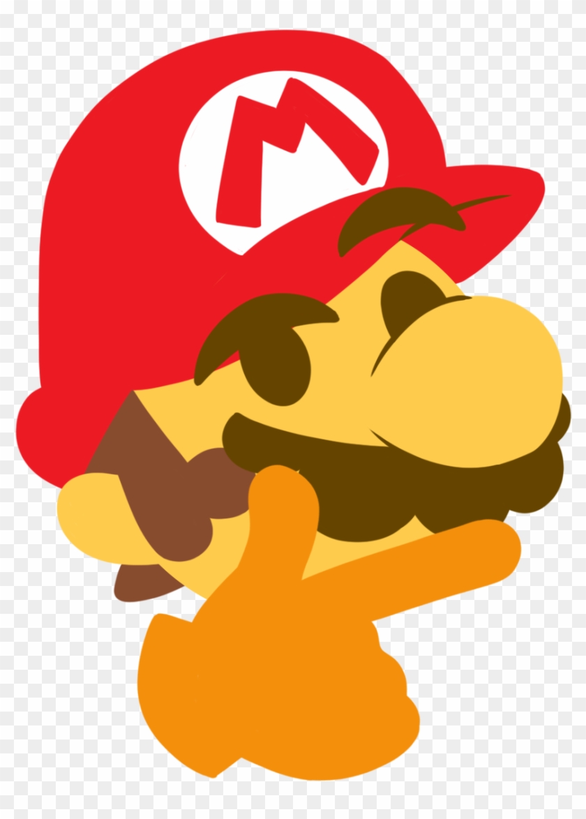 Png - Mariothink - Super Mario Bros Clipart #1106188