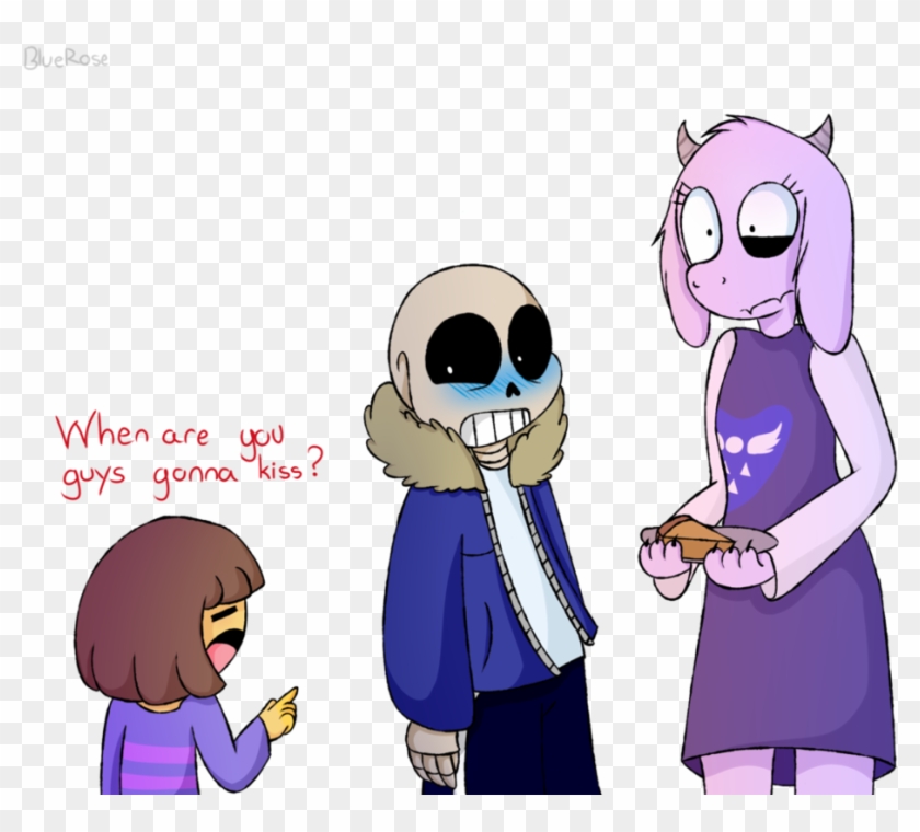 My Nephew's Result My Result(sans) And Kat's Result(toriel - Undertale Alphys X Sans Clipart