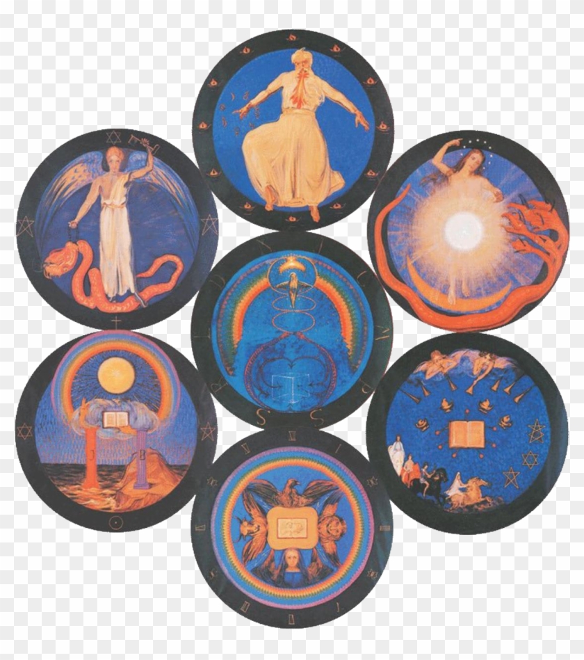 Steiner Seven Apocalyptical Seals Transparent - Rudolf Steiner Clipart #1107100