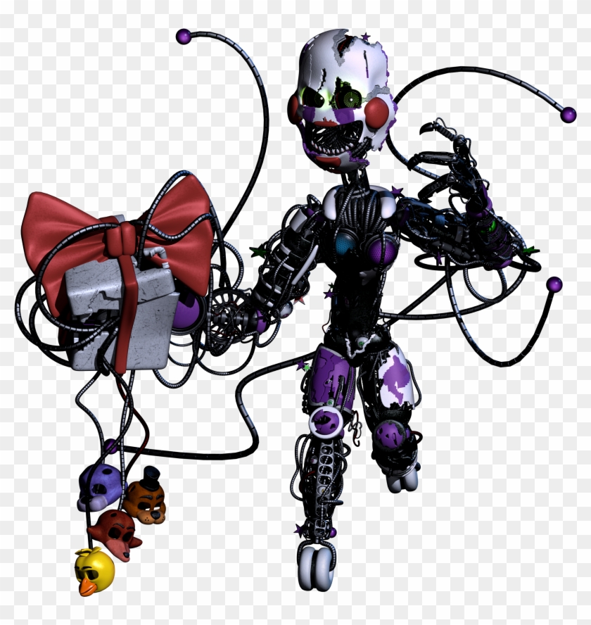 Modelscrap Puppet - Fnaf Scrap Puppet Clipart