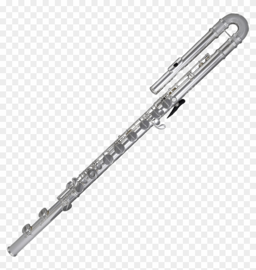 Bass Flute - Alto Flute Easy Drawing Clipart #1107416