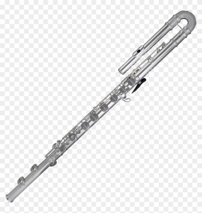 Bass Flute - Alto Flute Easy Drawing Clipart