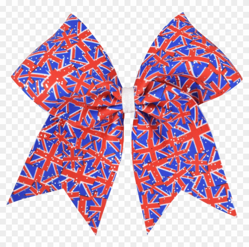 Great Britain I Love Cheer® Hair Bow Clipart #1107658