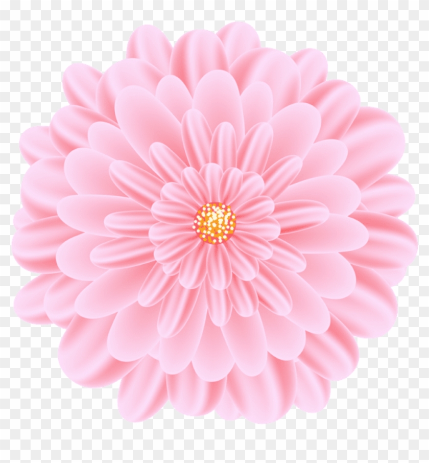 Free Png Flower Png Images Transparent - Common Zinnia Clipart