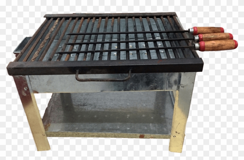 Large Size Coal Barbecue Grill - Outdoor Grill Rack & Topper Clipart