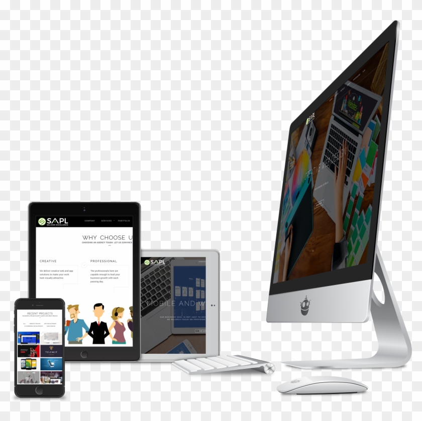 Responsive Web Design And Development - Netbook Clipart