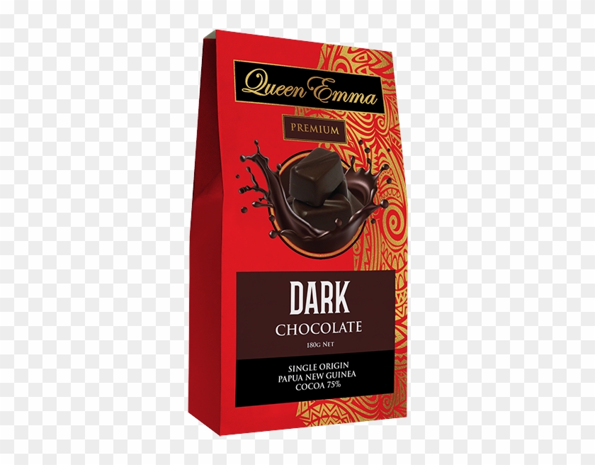 Queen Emma Premium Dark Chocolate Is Made From Papua - Chocolate Bar Clipart #1108444