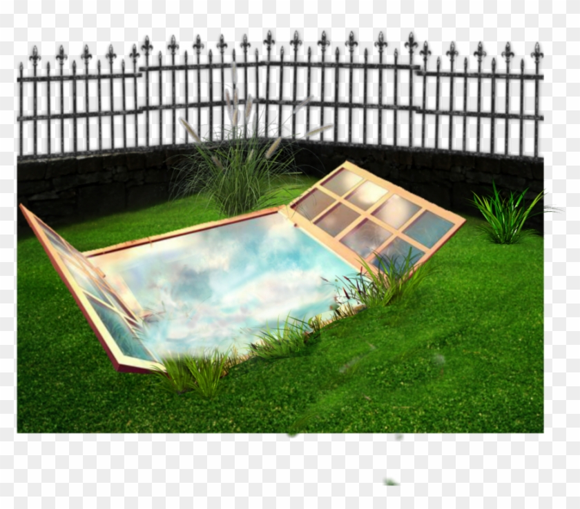 Ftestickers Garden Lawn Window Sky 3deffect Fantasyart - 1991 Buick Park Avenue Grille Clipart