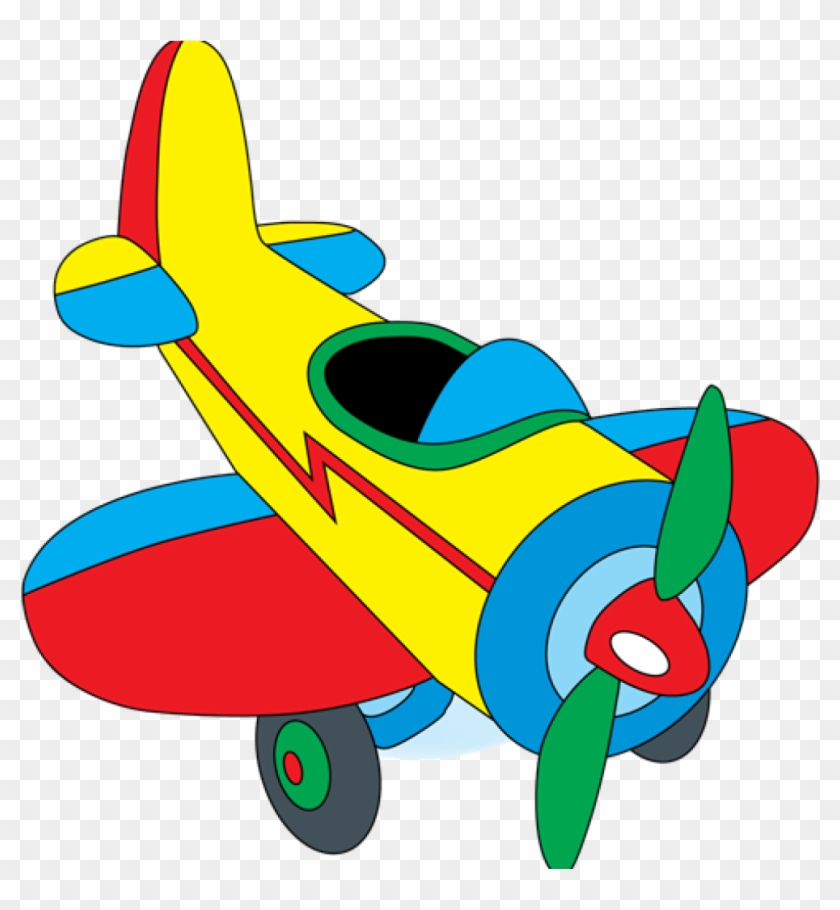 Cartoon Airplane Clipart Graphic Design Cartoon Airplanes - Toys Clipart - Png Download #1109179