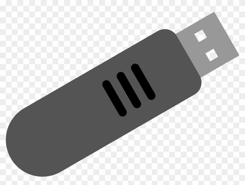 Open - Usb Flash Drive Clipart