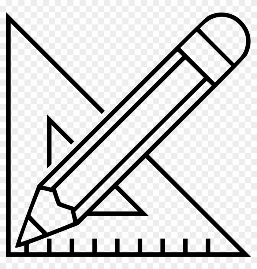 Marketing Web Design Comments - Pencil Eraser Line Drawing Clipart #1110089