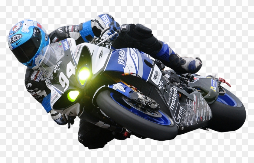 Motorcycle Racer Racing Race Speed Bike Motorcycle - Racing Bike Clipart #1110374