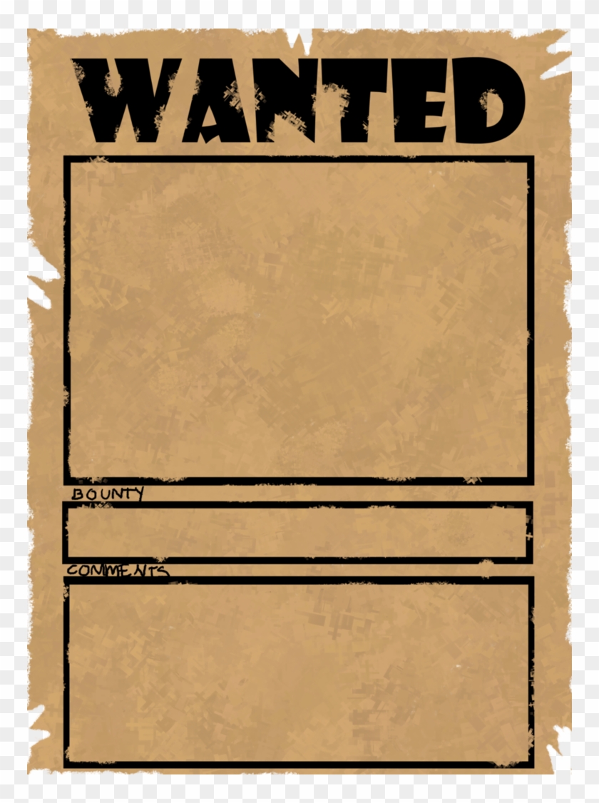 Wanted Poster Png - Blank Most Wanted Poster Clipart