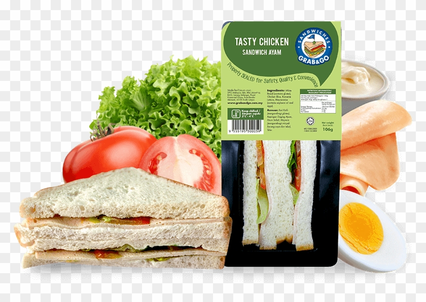 Grab & Go Sandwich Double Cheese 120g/pack Horeca Suppliers - Grab & Go Sandwich Clipart
