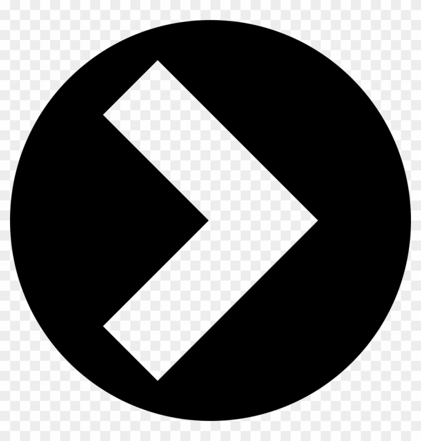 Right Svg Icon Free - Circle Clipart