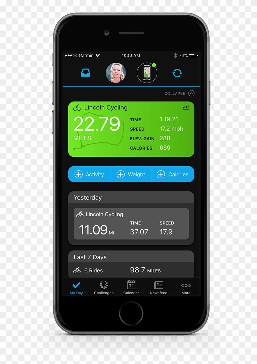 Garmin Connect™ - Garmin Connect Iphone Se Clipart #1111188