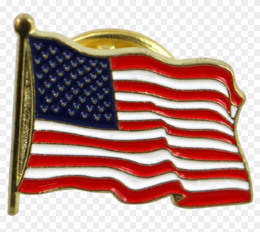 American Lapel Pin - American Flag Lapel Png Clipart