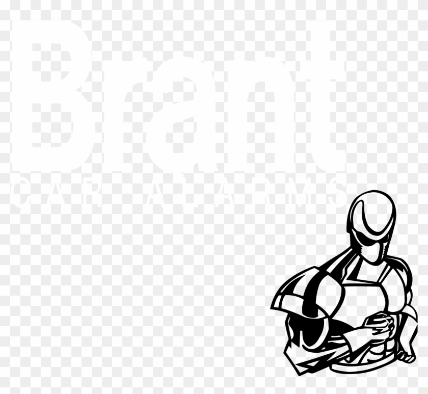 Brant 01 Logo Black And White - Illustration Clipart #1111245