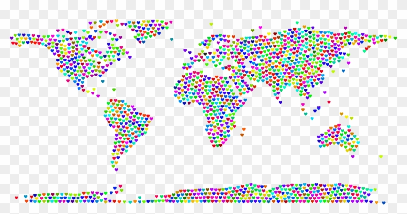 World Map Globe - Simple World Map Vector Clipart #1111294