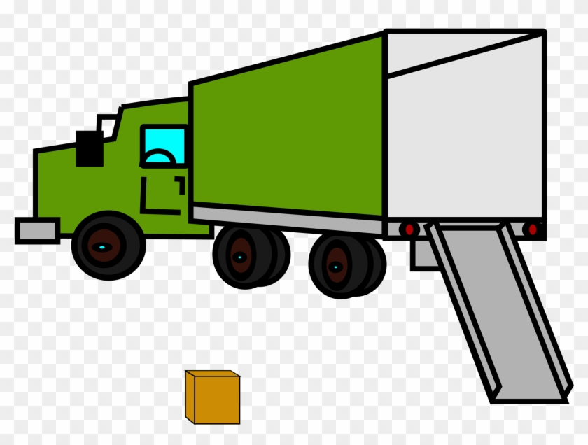 This Free Icons Png Design Of Opened Empty Moving Truck Clipart #1111349