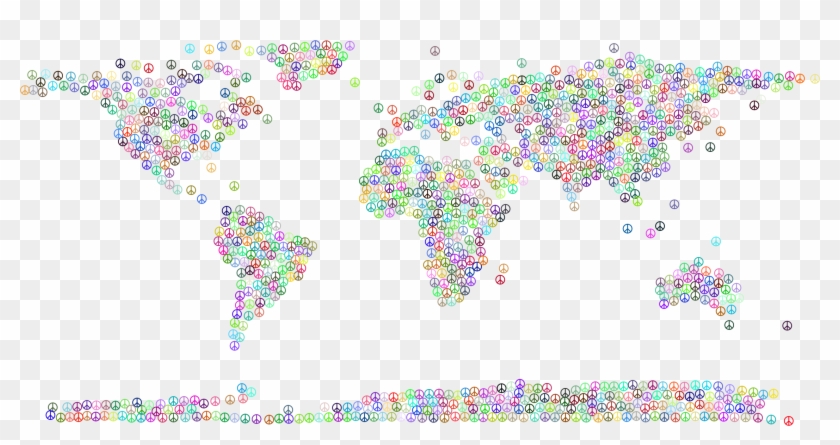 This Free Icons Png Design Of Prismatic Peace Sign Clipart