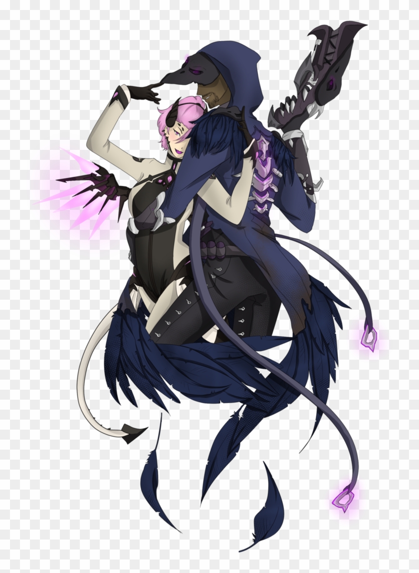 #angelaziegler #gabrielreyes #mercy #mercykill #overwatch - Reaper Nevermore Fan Art Clipart