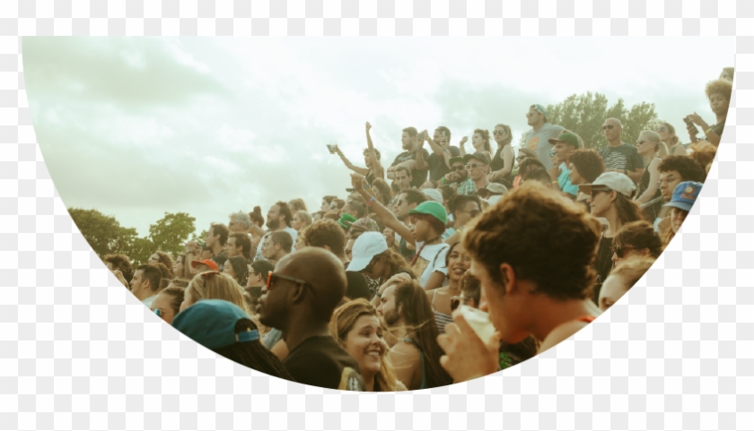 Pitchfork Music Festival Crowd - Crowd Clipart #1111680