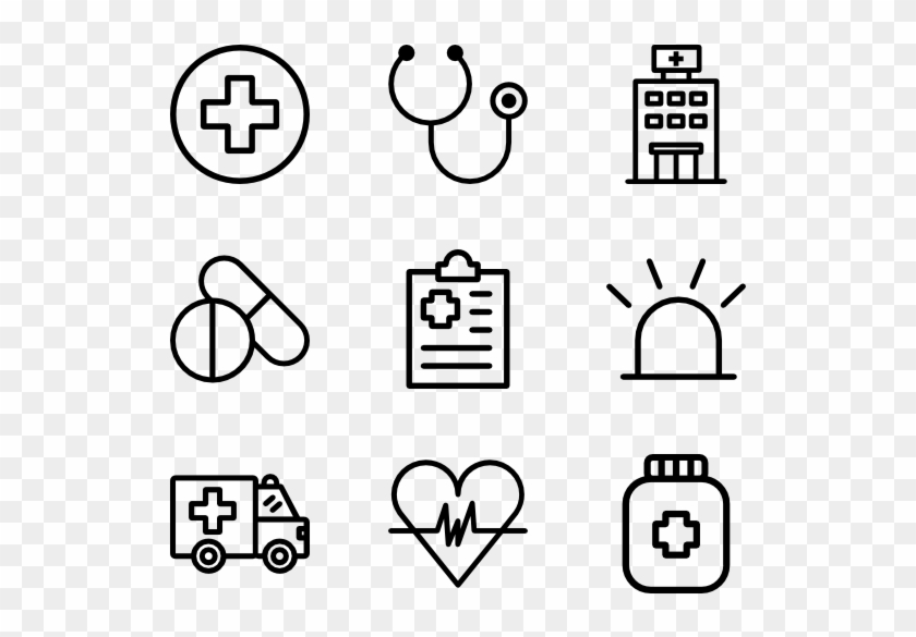 Medical - Web Design Line Icon Clipart #1112018