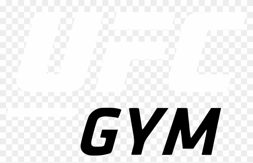 Ufc Gym 1 Logo Black And White Clipart #1112069