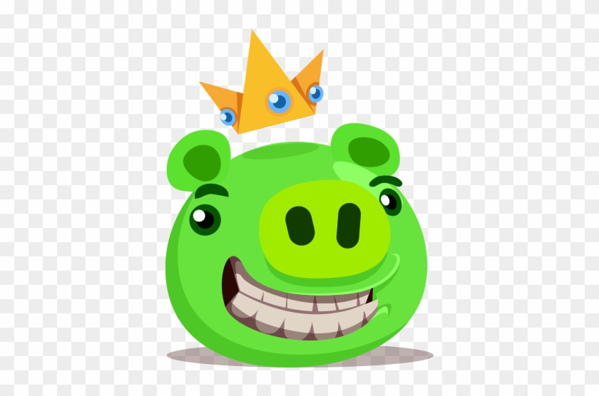 King Pig - Chancho Angry Birds Png Clipart