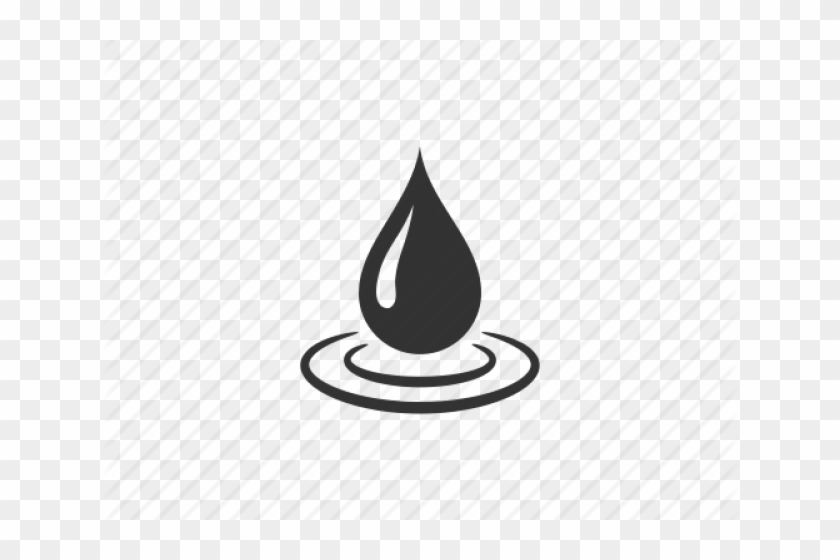 Water Drops Clipart Water Ripple - Drop Of Water Icon - Png Download