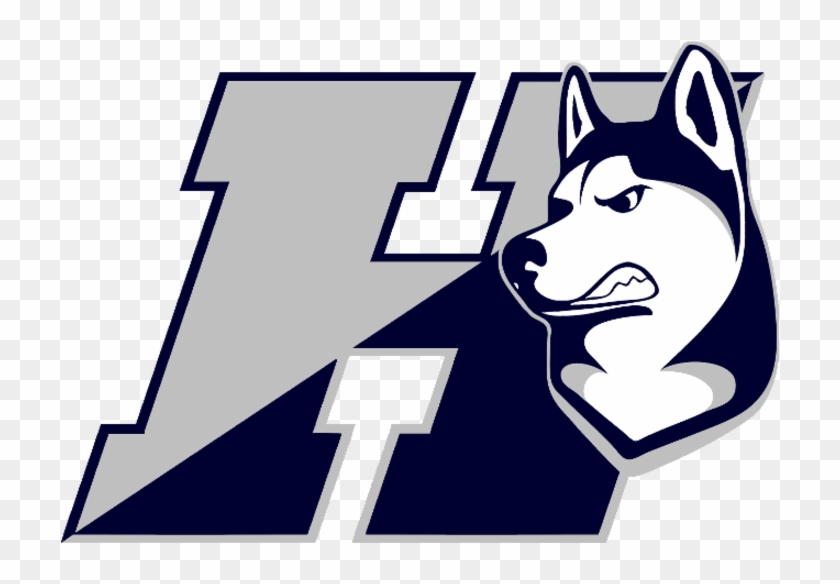 Husky Football Vector Black And White Techflourish - Heritage High School Nc Logo Clipart