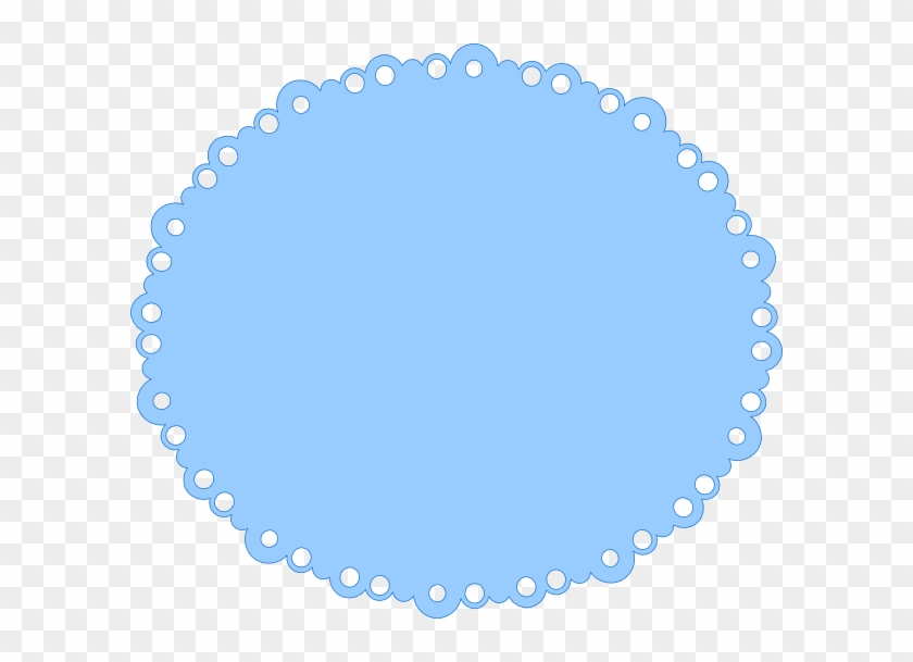 600 X 529 16 - Scalloped Oval Svg Clipart