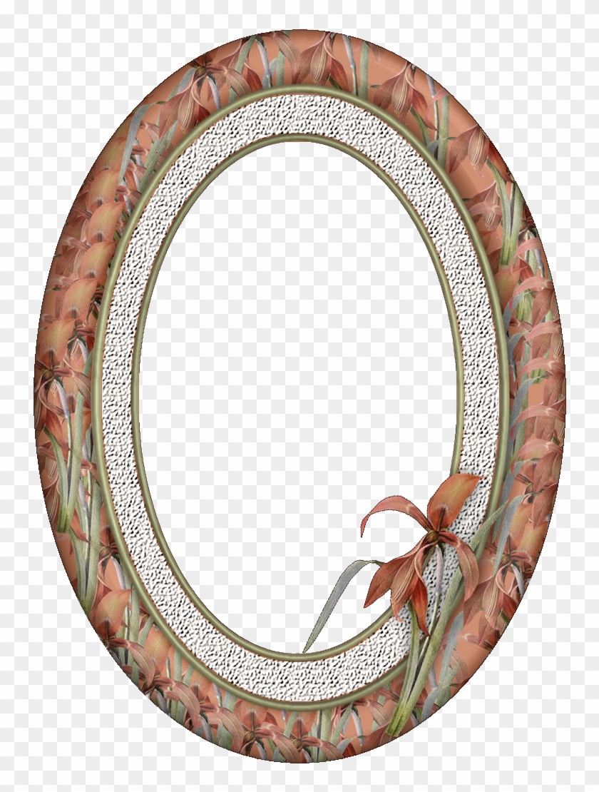 Oval Frame Vector - Plate Clipart