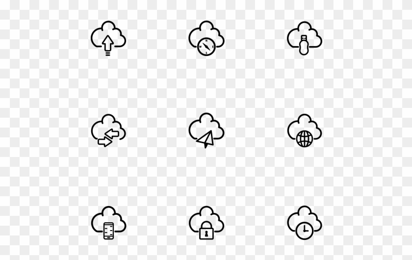 Cloud Technology - Cloud Icon Free Vector Clipart