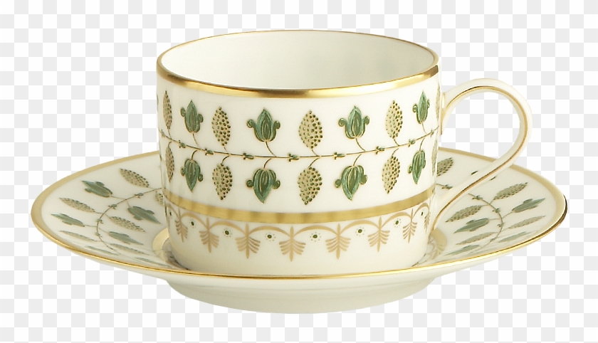 Matignon Green Tea Cup And Saucer - Saucer Clipart #1114084